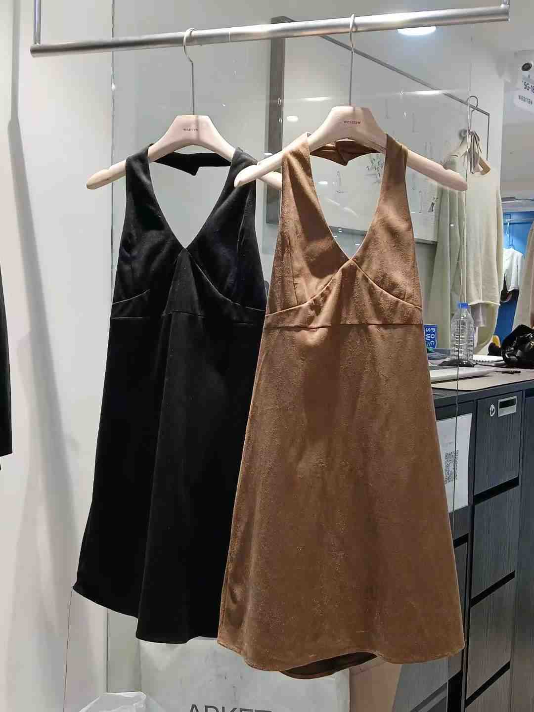 WEARRAW韓國直郵㊣女士新款休閑推薦時尚職業連衣裙不含腰帶WEARRAW連衣裙