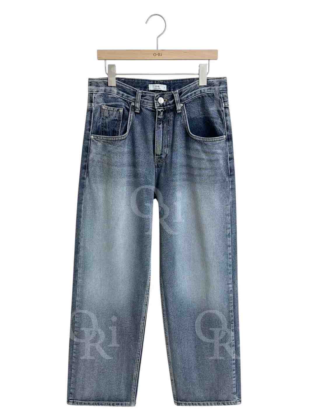 O-RI-오리-T韓國直郵㊣女裝新款推薦25秋冬職業休閑牛仔褲O-RI牛仔褲