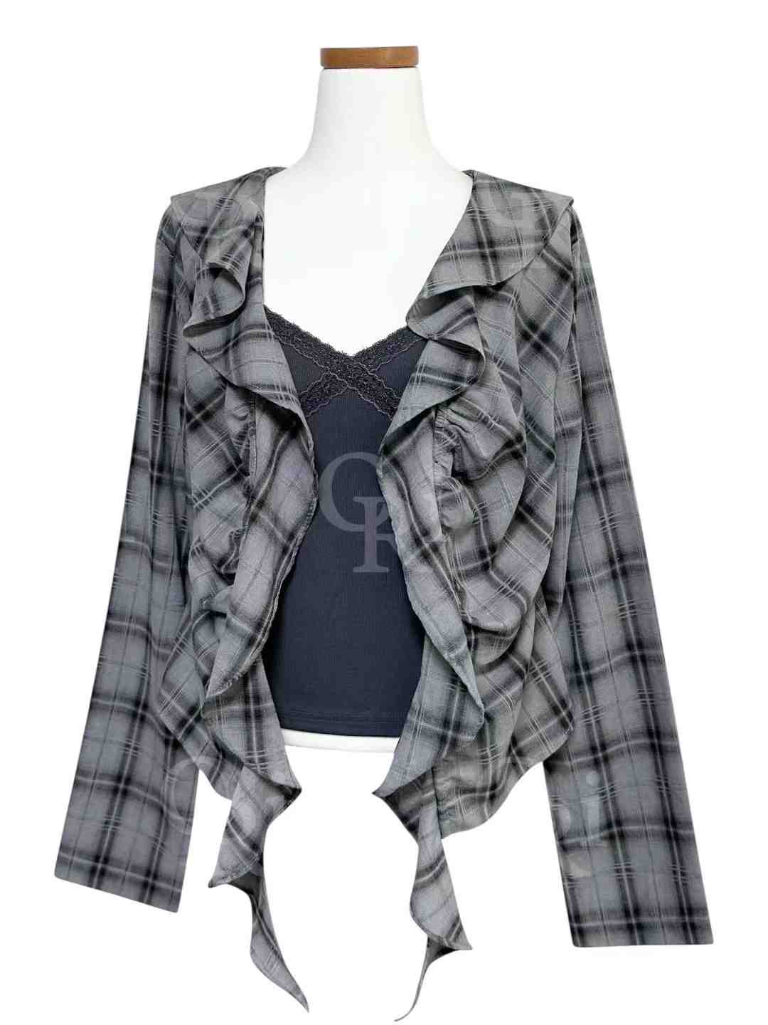 O-RI-오리-T韓國直郵㊣女士新款人氣25秋冬職業襯衫蕾絲衫O-RI襯衫/蕾絲衫