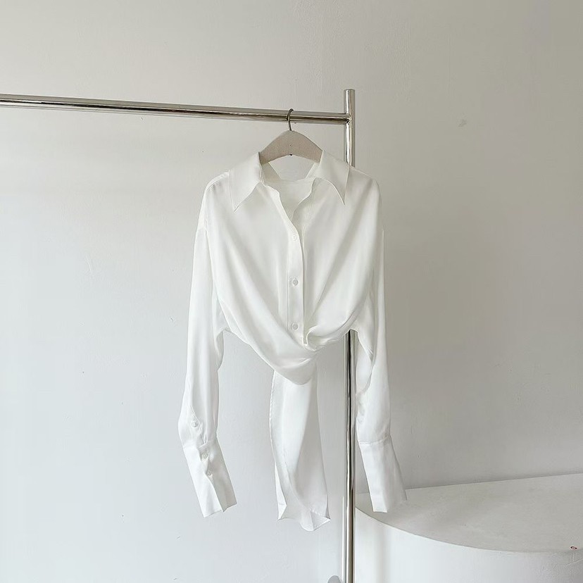 RIJINA東大門㊣實拍女士新款熱賣時尚25秋冬推薦襯衫蕾絲衫RIJINA襯衫/蕾絲衫