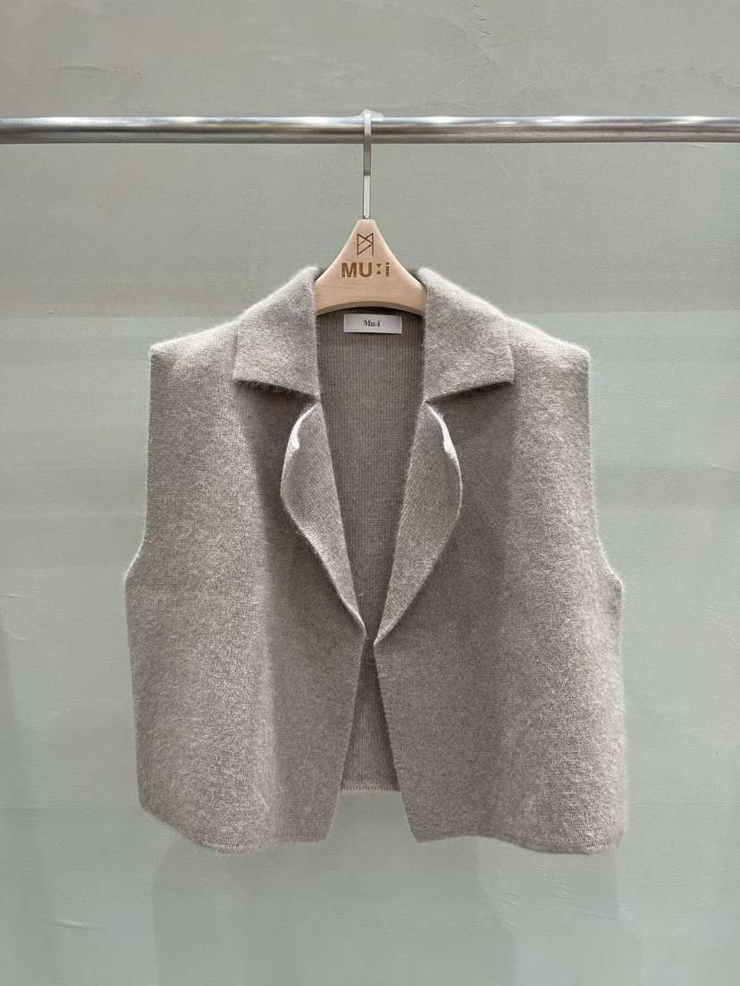 THE MUI韓國代購㊣女裝新品推薦真品時尚休閑職業25秋冬馬甲THE MUI馬甲