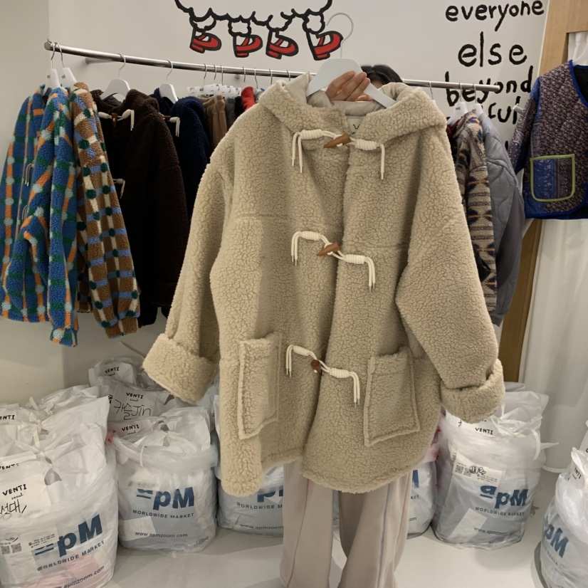 VENTI東大門㊣實拍女裝新款時尚25秋冬推薦真品中長款大衣羊毛VENTI中長款大衣