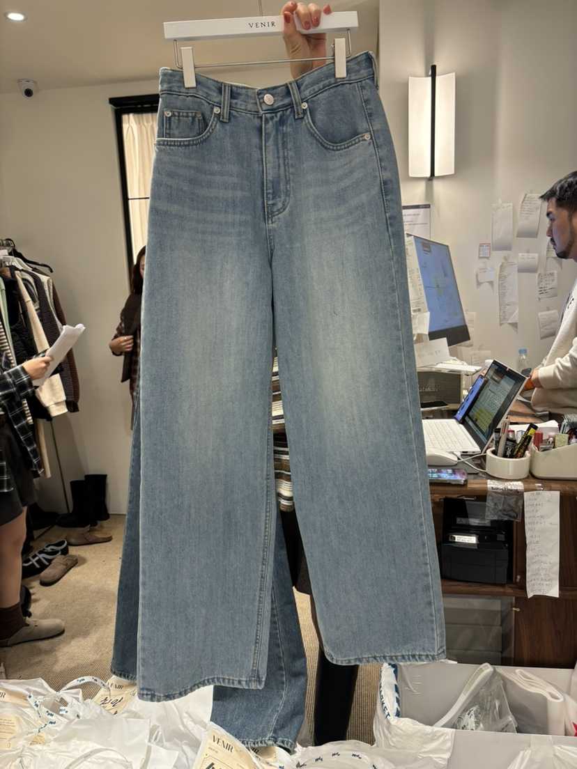 VENIR-a東大門㊣代購女士新款職業熱賣時尚真品休閑牛仔褲VENIR-a牛仔褲