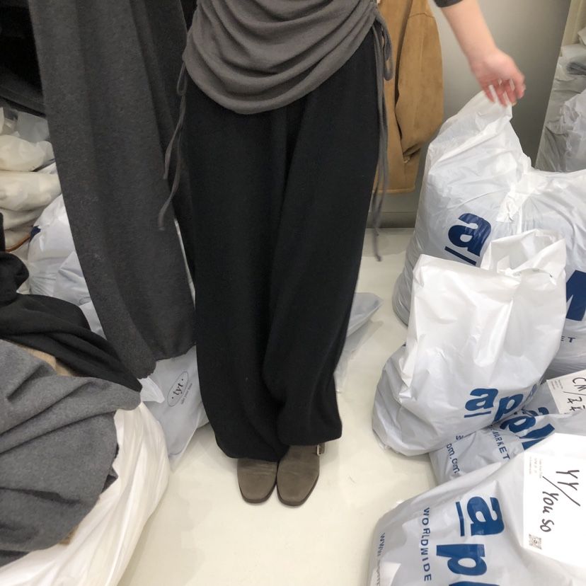 TAKE YOUE TIME東大門㊣代購女士新品時尚熱賣休閑褲闊腿褲TAKE YOUE TIME休閑褲