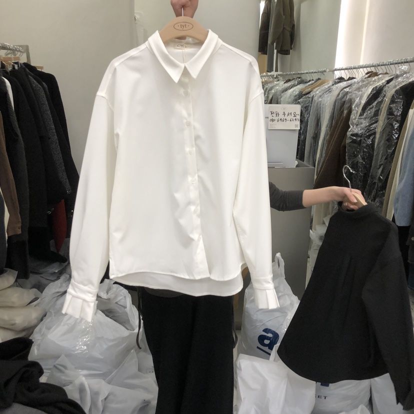 TAKE YOUE TIME東大門㊣實拍女士新品時尚職業襯衫蕾絲衫TAKE YOUE TIME襯衫/蕾絲衫