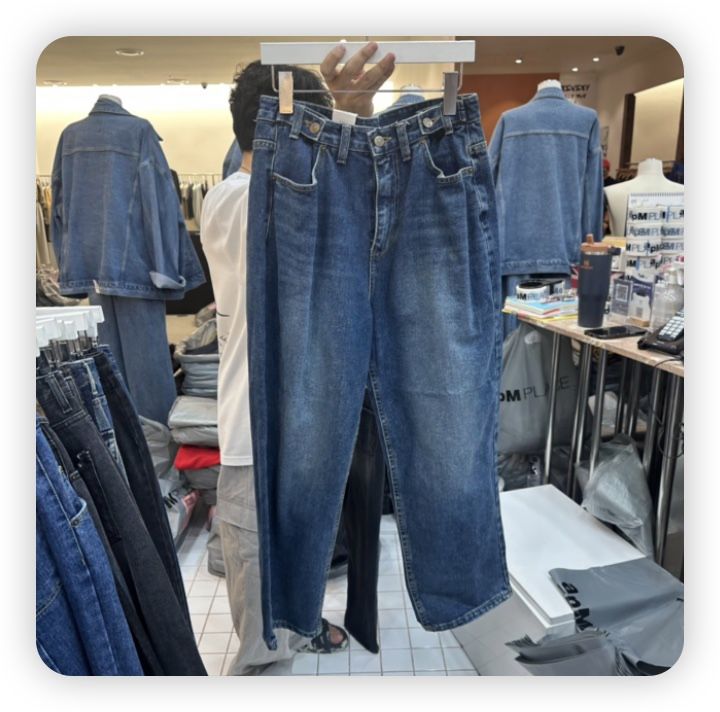 ITZEL東大門㊣代購女士新款熱賣人氣推薦25秋冬休閑牛仔褲加絨ITZEL牛仔褲