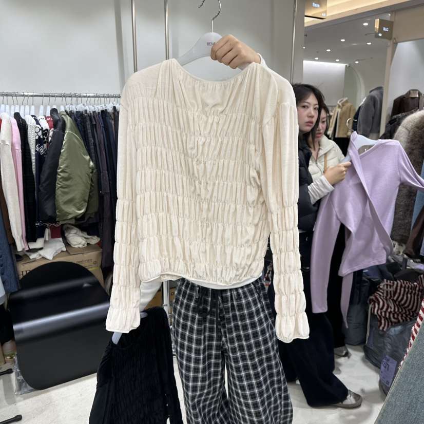 BENE東大門㊣代購女裝新款時尚熱賣推薦25秋冬人氣襯衫蕾絲衫BENE襯衫/蕾絲衫