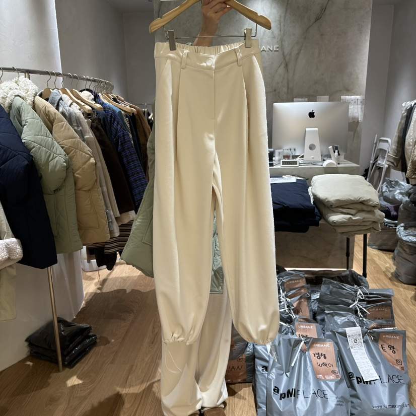 URBANE-P東大門㊣代購女裝新品休閑職業時尚休閑褲不含腰帶URBANE-P休閑褲