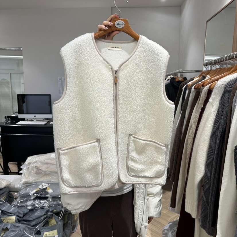 BRUSH-P韓國直郵㊣女裝新款時尚熱賣職業25秋冬休閑推薦馬甲BRUSH-P馬甲