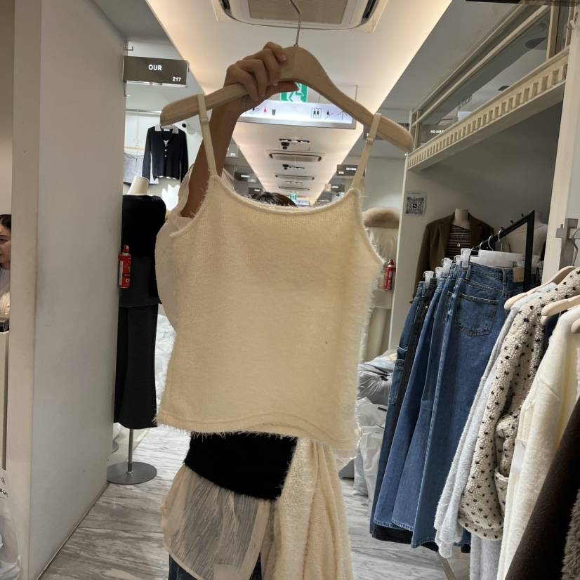 YUNBAL東大門㊣直郵女裝新品熱賣時尚人氣吊帶背心不含內搭YUNBAL吊帶/背心