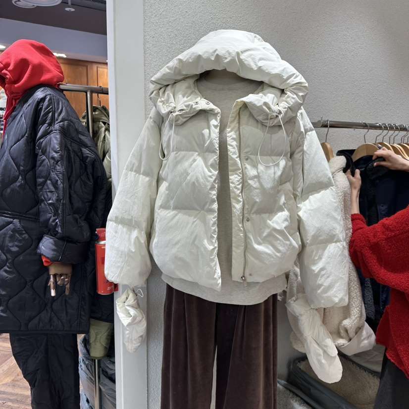 EPIC-S韓國代購㊣女士新品時尚熱賣25秋冬短款羽絨服填充鴨絨EPIC-S短款羽絨服