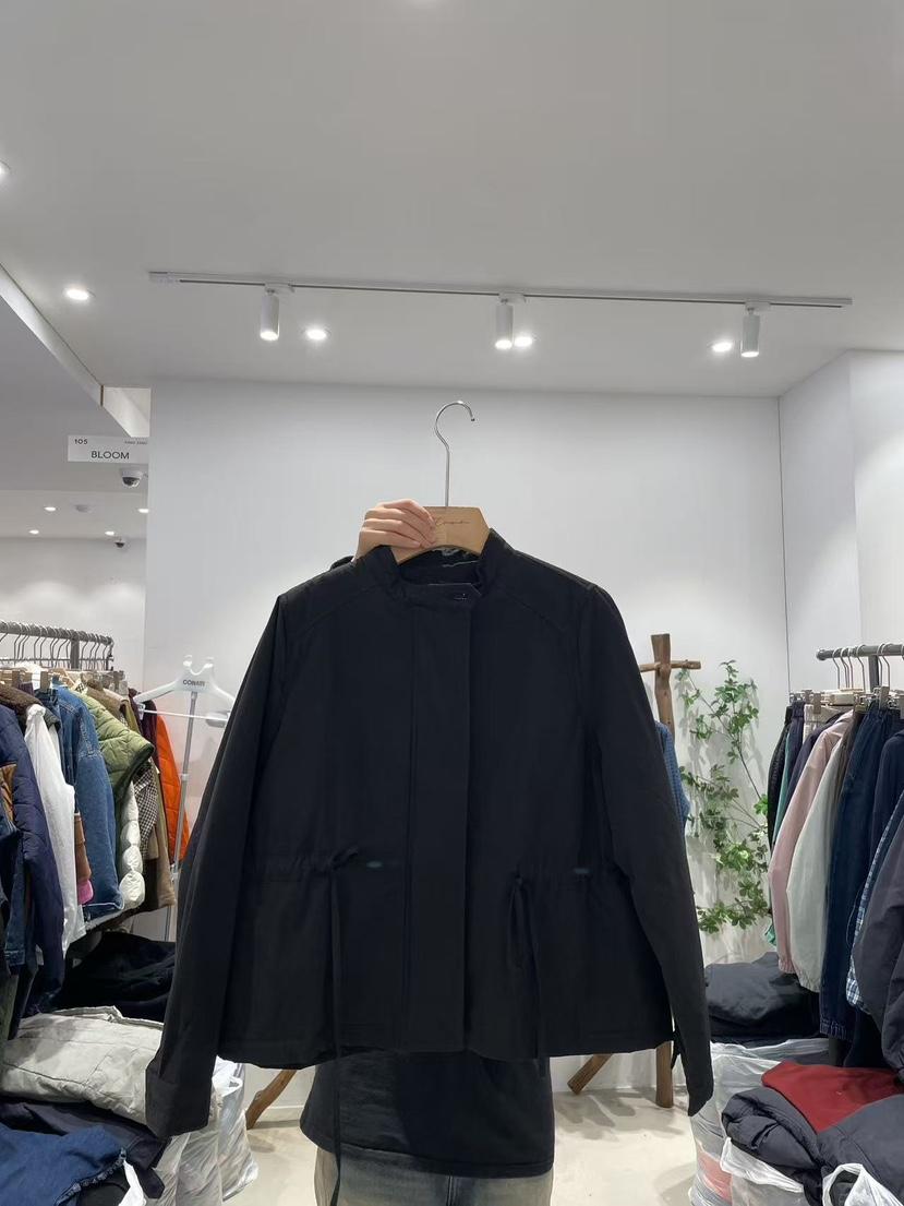 BLOOM東大門㊣代購女裝新品休閑人氣推薦時尚25秋冬夾克條紋棉BLOOM-S夾克