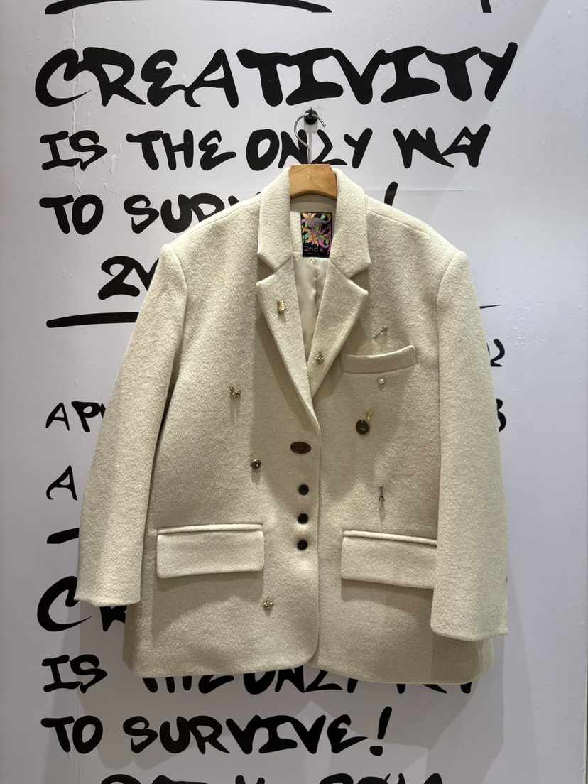 2ND K韓國直郵㊣女士新品熱賣時尚25秋冬人氣職業推薦夾克2ND K夾克