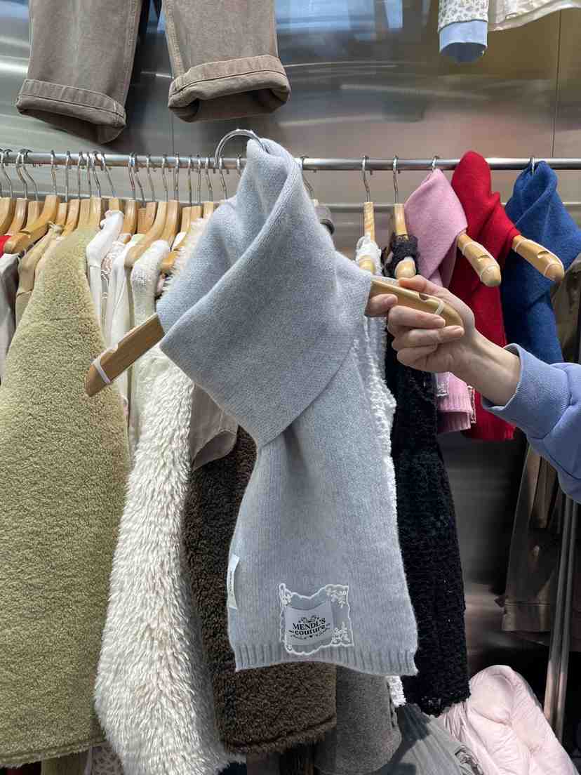 MENDL S東大門㊣直郵女士新品人氣熱賣休閑25秋冬圍巾披肩羊毛MENDL S圍巾/披肩