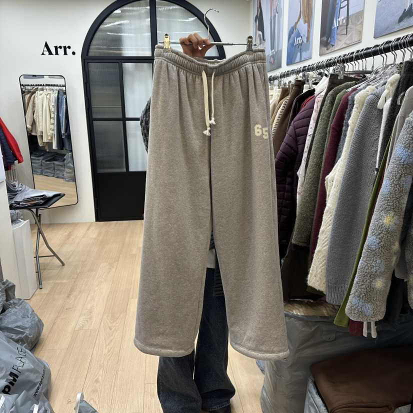 ARR東大門㊣代購女裝新品推薦時尚職業熱賣人氣休閑褲加絨羊毛ARR休閑褲