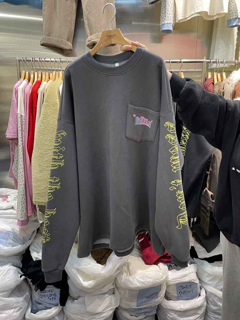 MENDL S韓國代購㊣女士新品休閑熱賣職業時尚25秋冬衛衣加絨MENDL S衛衣