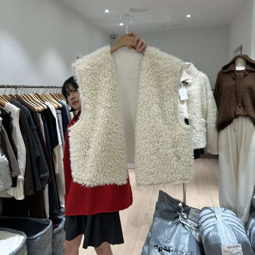 EPIC-S東大門㊣實拍女裝新品休閑時尚推薦職業熱賣25秋冬馬甲EPIC-S馬甲