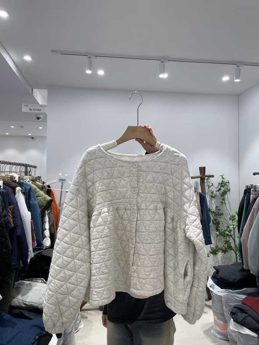 BLOOM韓國直郵㊣女士新款熱賣人氣25秋冬職業推薦夾克棉質絎縫BLOOM-S夾克