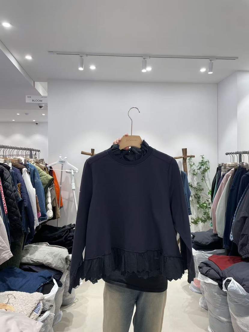 BLOOM韓國代購㊣女裝新品推薦人氣職業休閑時尚25秋冬熱賣衛衣BLOOM-S衛衣