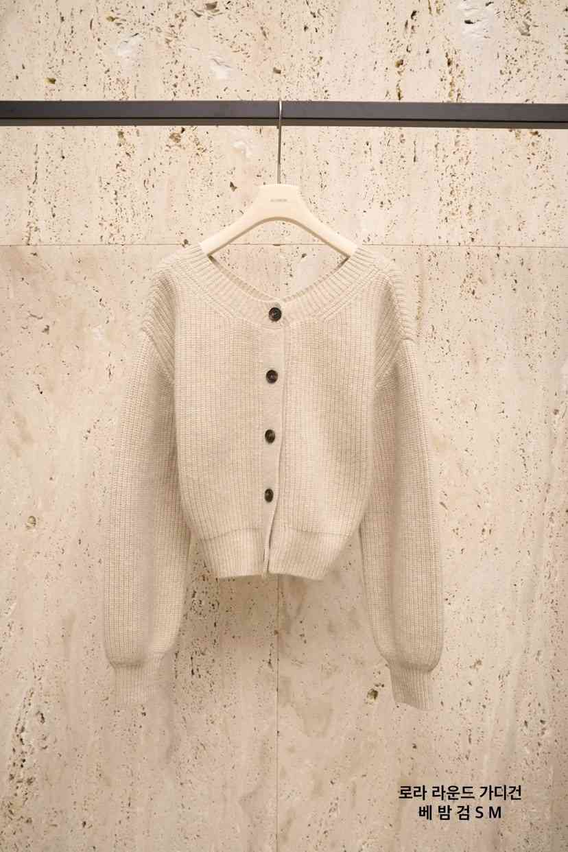 BLOSSOM東大門㊣實拍女裝新品25秋冬推薦人氣針織衫圓領開衫BLOSSOM針織衫