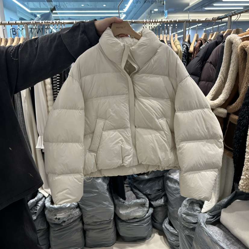 HONG.U東大門㊣代購女裝新款25秋冬推薦職業短款羽絨服鴨絨HONG.U短款羽絨服
