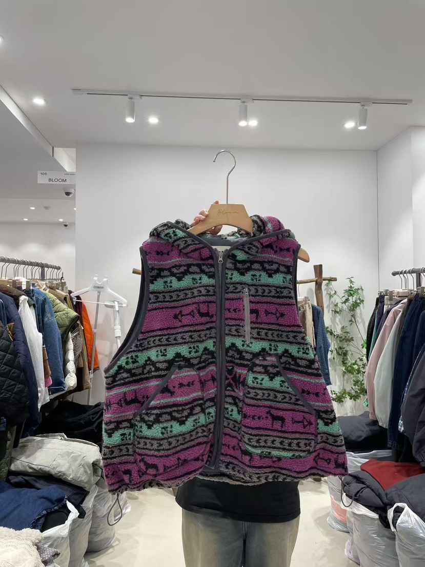 BLOOM東大門㊣實拍女裝新品人氣25秋冬熱賣職業推薦馬甲抓絨BLOOM-S馬甲