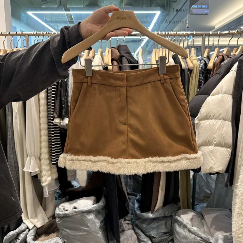 HONG.U東大門㊣直郵女士新款時尚職業人氣推薦熱賣裙褲羊毛HONG.U裙褲