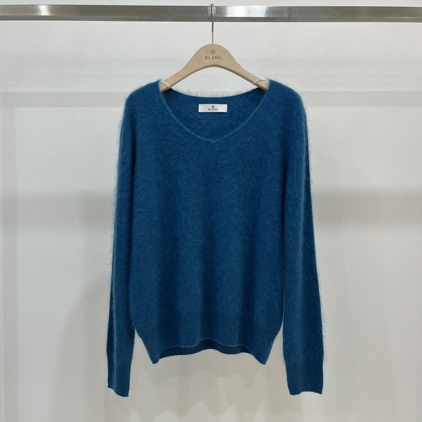 BLANC-A韓國代購㊣女士新品時尚休閑職業25秋冬針織衫安哥拉BLANC-A針織衫