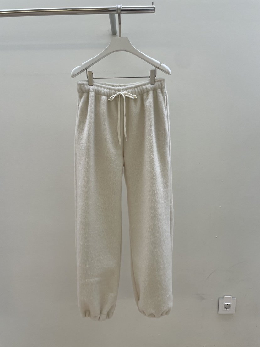 PEBBLE東大門㊣直郵女士新品人氣休閑推薦25秋冬休閑褲馬海毛PEBBLE/LAYER休閑褲