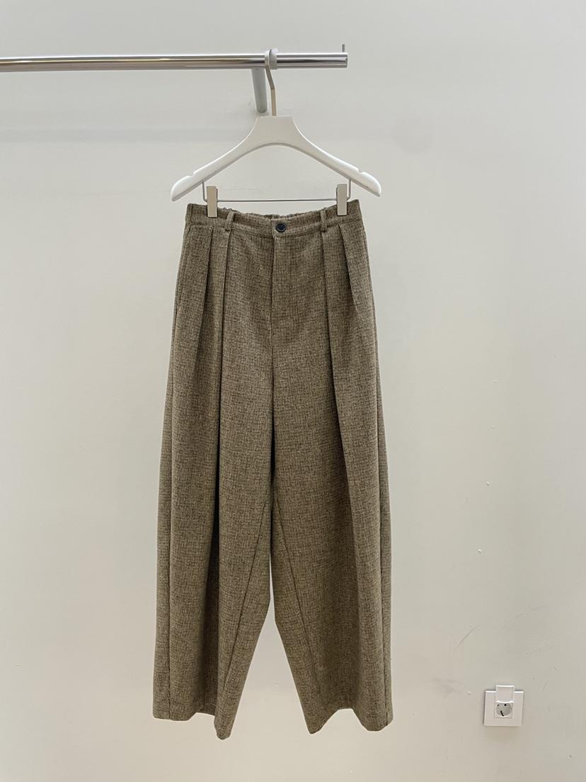 PEBBLE東大門㊣實拍女士新品職業時尚人氣推薦休閑休閑褲羊毛PEBBLE/LAYER休閑褲