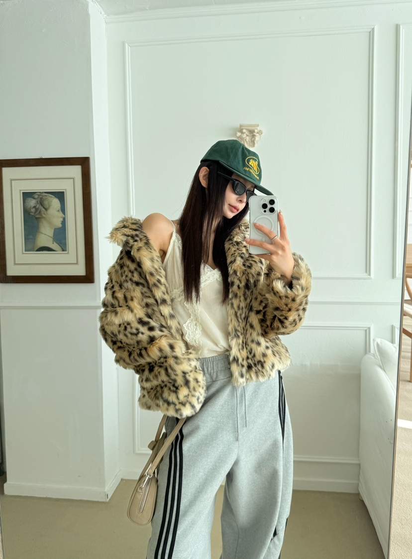 DENVER東大門㊣代購女士新品職業25秋冬時尚熱賣休閑短款大衣DENVER短款大衣