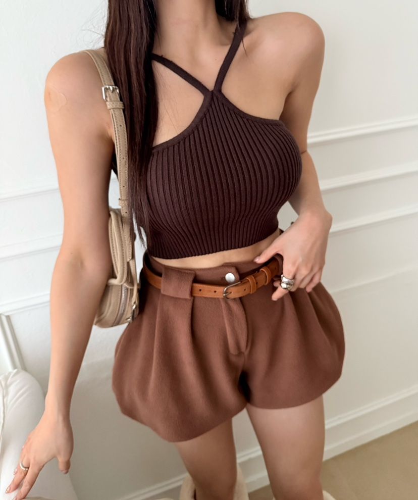 DENVER韓國代購㊣女士新品休閑職業時尚25秋冬推薦吊帶背心DENVER吊帶/背心