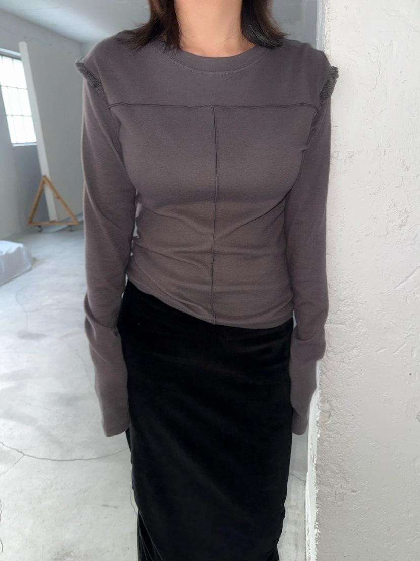 AWESOMESAUCE東大門㊣直郵女士新款熱賣休閑時尚職業長袖T恤AWESOME SAUCE長袖T恤