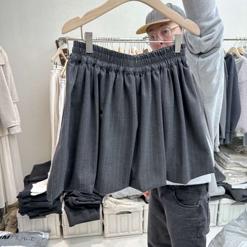 HUMMING BIRD東大門㊣代購女士新品休閑25秋冬人氣短褲褶皺HUMMING BIRD短褲