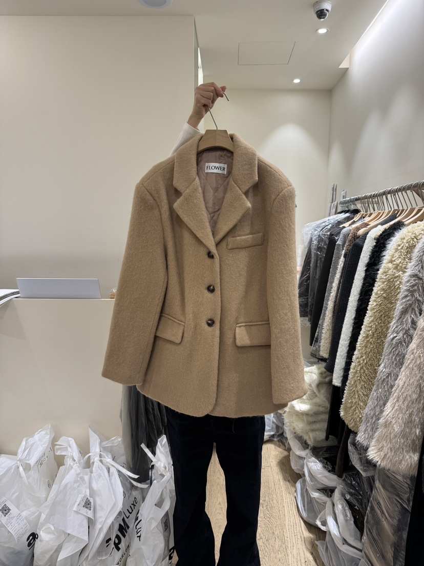 FLOWER-L東大門㊣實拍女士新品推薦人氣熱賣休閑職業時尚夾克FLOWER-L夾克