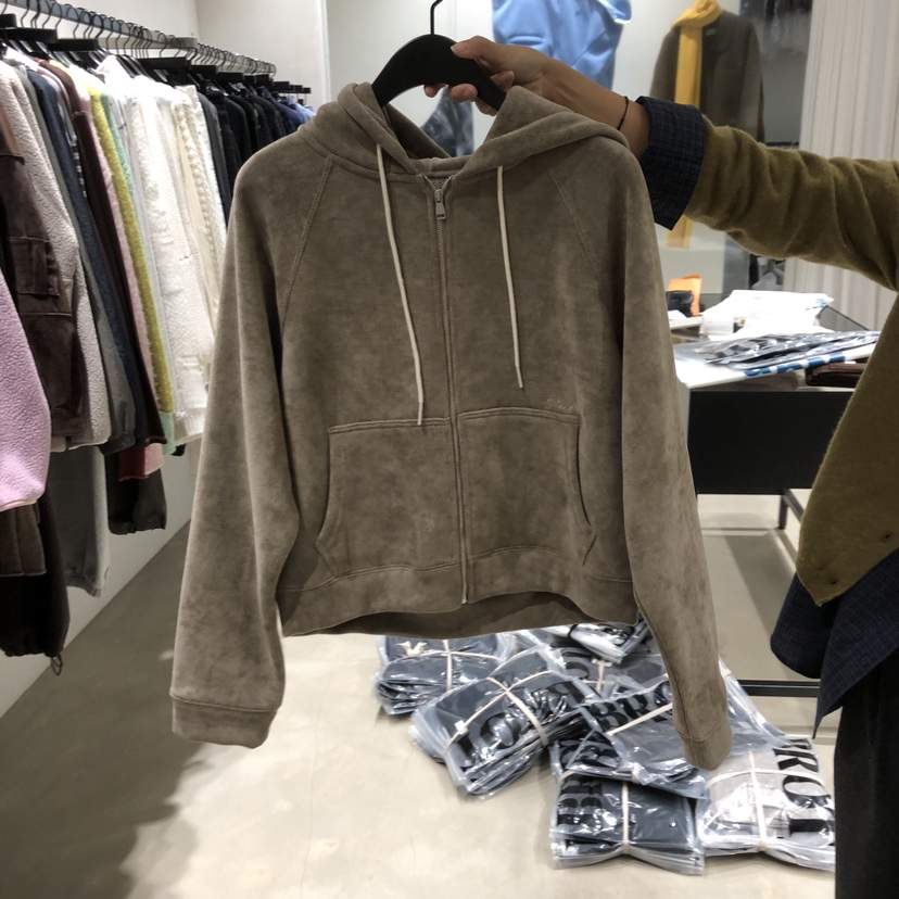 BROT東大門㊣直郵女裝新品人氣推薦休閑衛衣連帽拉鏈衫加絨BROT衛衣