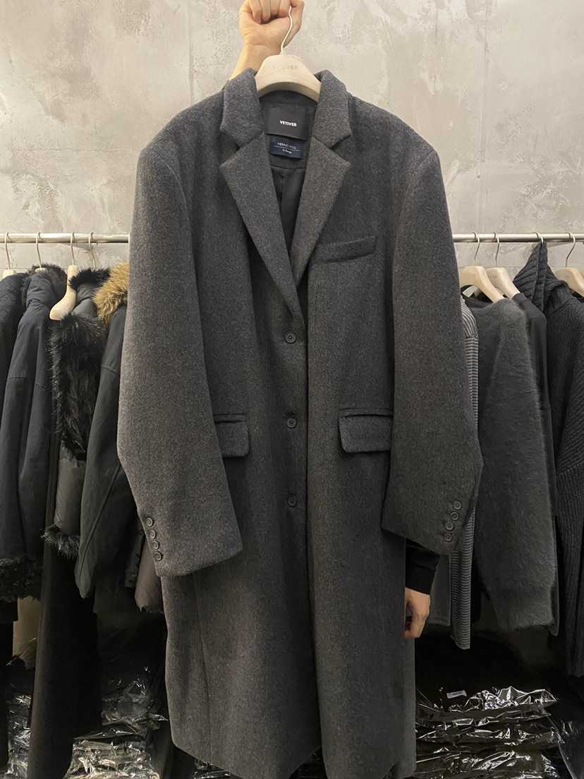 THE VETIVER-A東大門㊣代購女士新品25秋冬推薦中長款大衣VETIVER中長款大衣