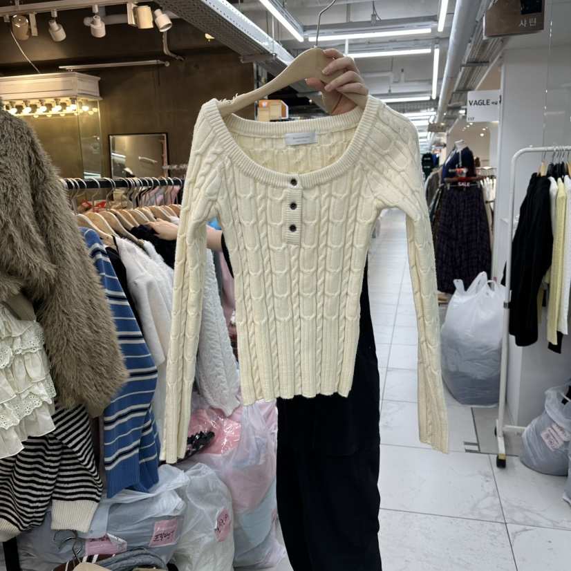 SAGE BRUSH韓國直郵㊣女士新款推薦時尚休閑熱賣人氣針織衫SAGE BRUSH針織衫