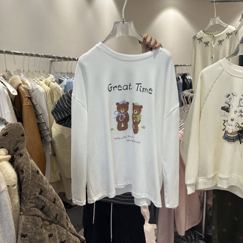 MIMME東大門㊣直郵女士新款時尚職業休閑熱賣推薦25秋冬長袖T恤MIMME長袖T恤