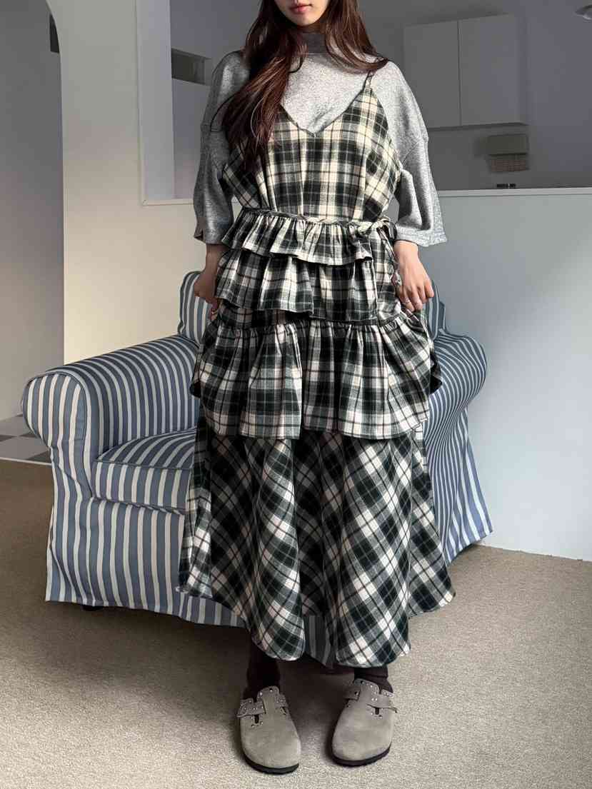 MAISONDEGLORY韓國代購㊣女裝新品熱賣推薦休閑連衣裙不含內搭MAISON DE GLORY連衣裙