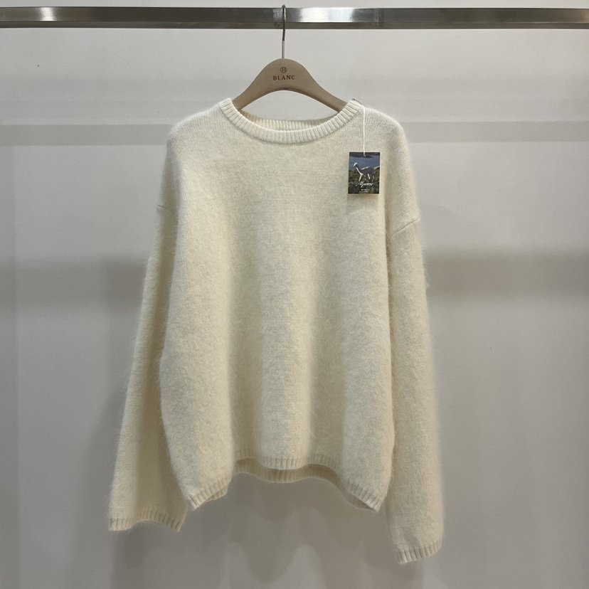 BLANC-A東大門㊣直郵女裝新品休閑25秋冬推薦針織衫羊駝毛BLANC-A針織衫