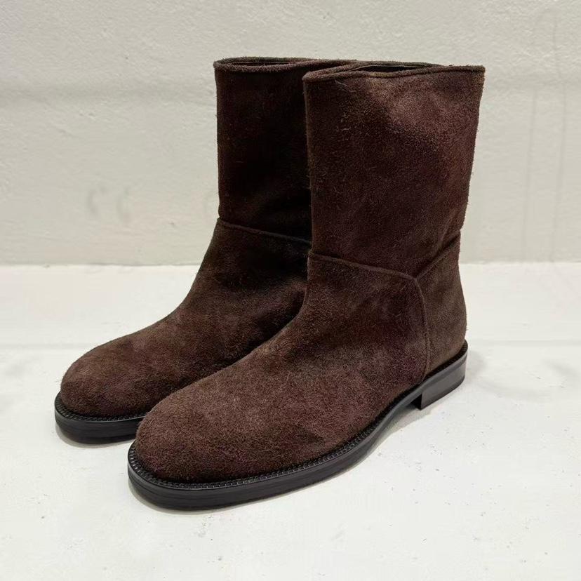 STATEMENT韓國直郵㊣女士新款職業25秋冬熱賣人氣時尚靴子麂皮STATEMENT靴子