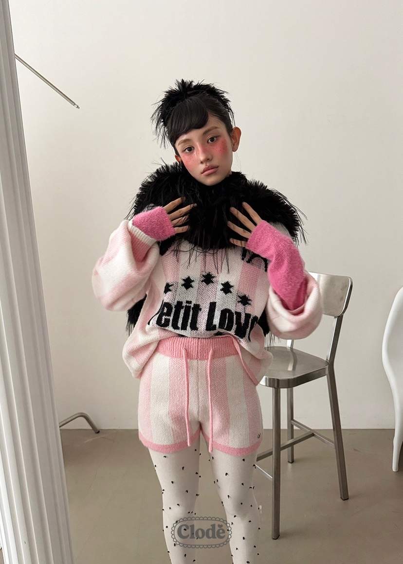 CLODE東大門㊣實拍女士新款時尚熱賣25秋冬套裝不含圍巾套裝條紋CLODE套裝