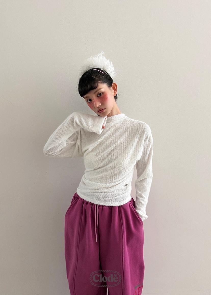 CLODE東大門㊣代購女裝新品熱賣休閑25秋冬職業推薦長袖T恤CLODE長袖T恤