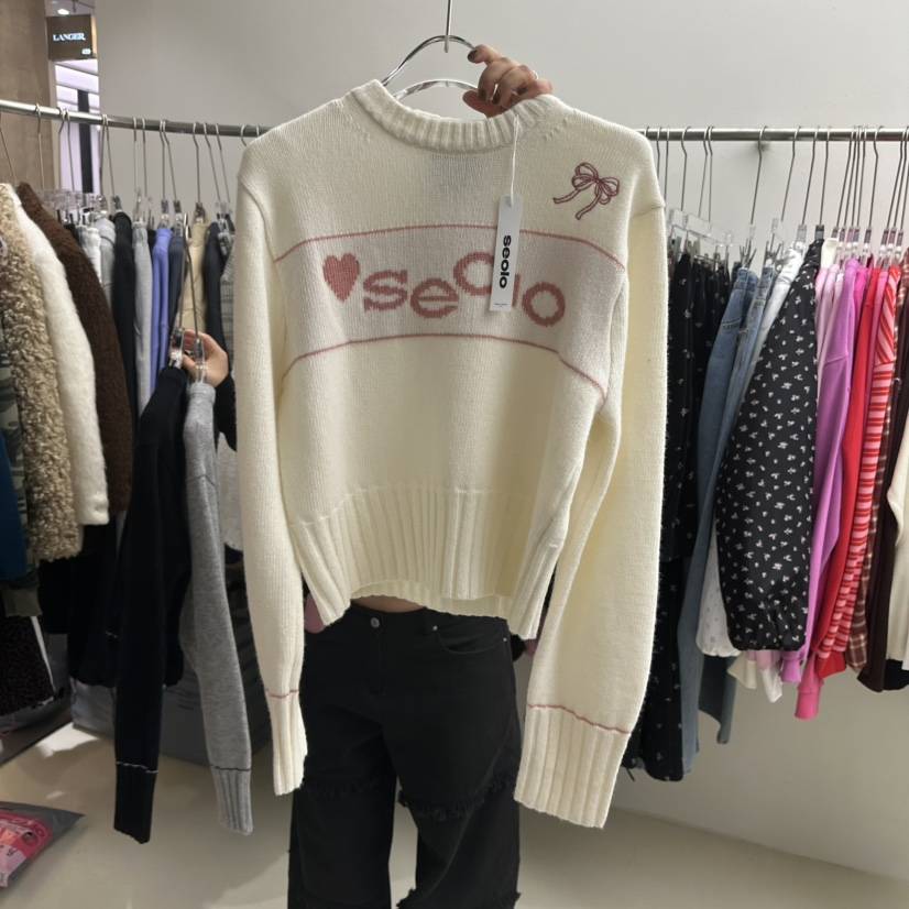 SEOLO韓國直郵㊣女裝新款熱賣推薦人氣25秋冬職業休閑毛衣羊毛Seolo seoul毛衣