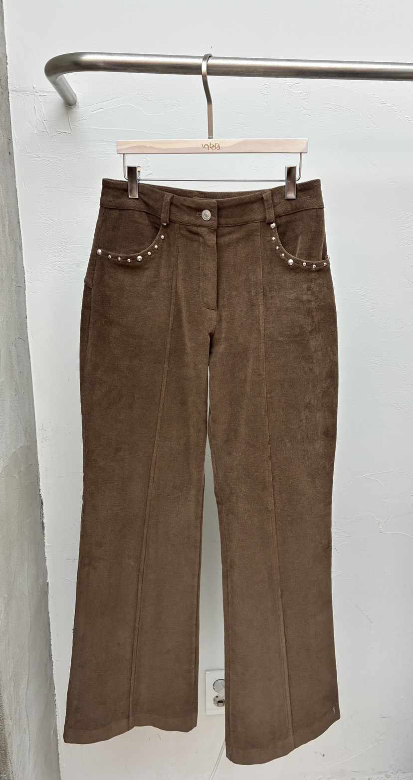 Verbena韓國代購㊣女士新品推薦人氣25秋冬休閑職業熱賣休閑褲Verbena休閑褲