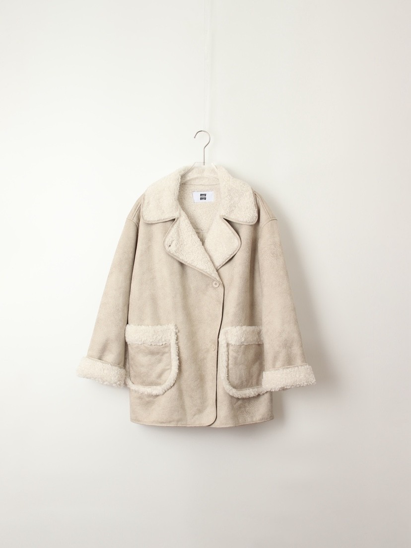 TEXTURE韓國代購㊣女裝新款時尚人氣職業休閑25秋冬短款大衣TEXTURE短款大衣