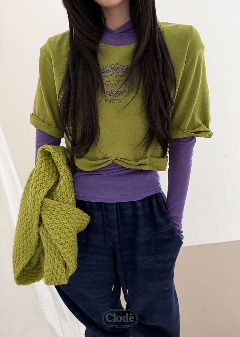 CLODE東大門㊣直郵女士新品人氣25秋冬推薦時尚熱賣長袖T恤CLODE長袖T恤