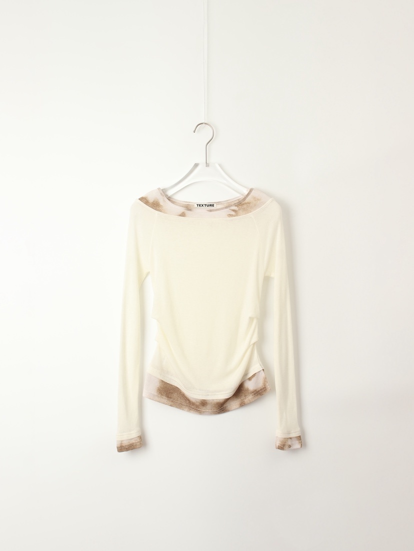 TEXTURE韓國代購㊣女裝新品職業休閑時尚熱賣人氣25秋冬長袖T恤TEXTURE長袖T恤