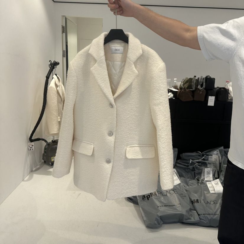 OSOO東大門㊣直郵女裝新品推薦人氣職業熱賣25秋冬夾克羊毛OSOO夾克